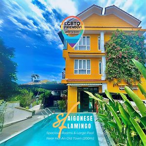 Flamingo Villa Homestay - Big Rooms With Balcony - Close To Hoi An Old Town 200M & Temple Bridge - Large Outside Pool For Sun Bathing